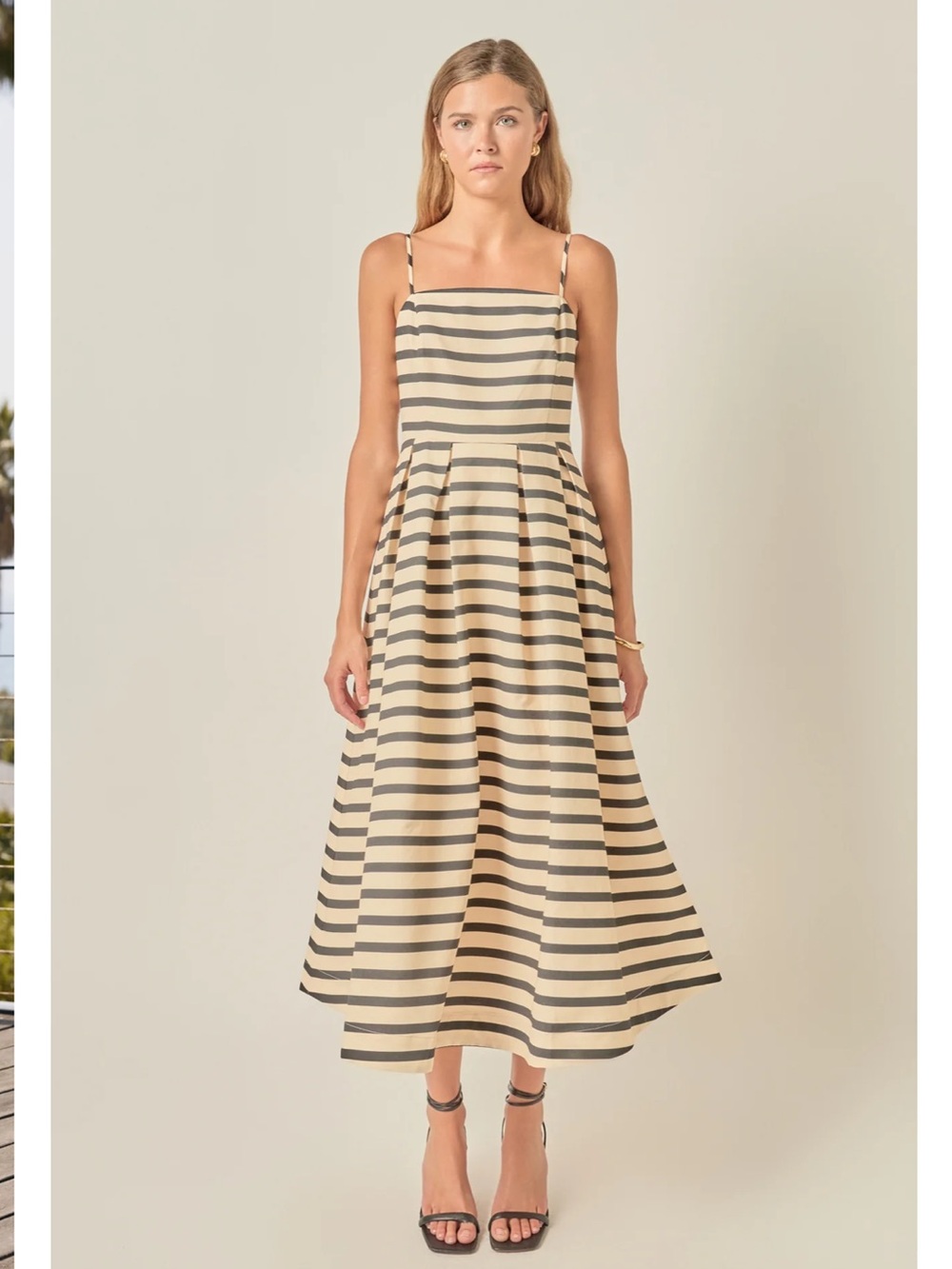 English Factory Striped Midi Dress // Size Small NWT - Picture 3 of 7